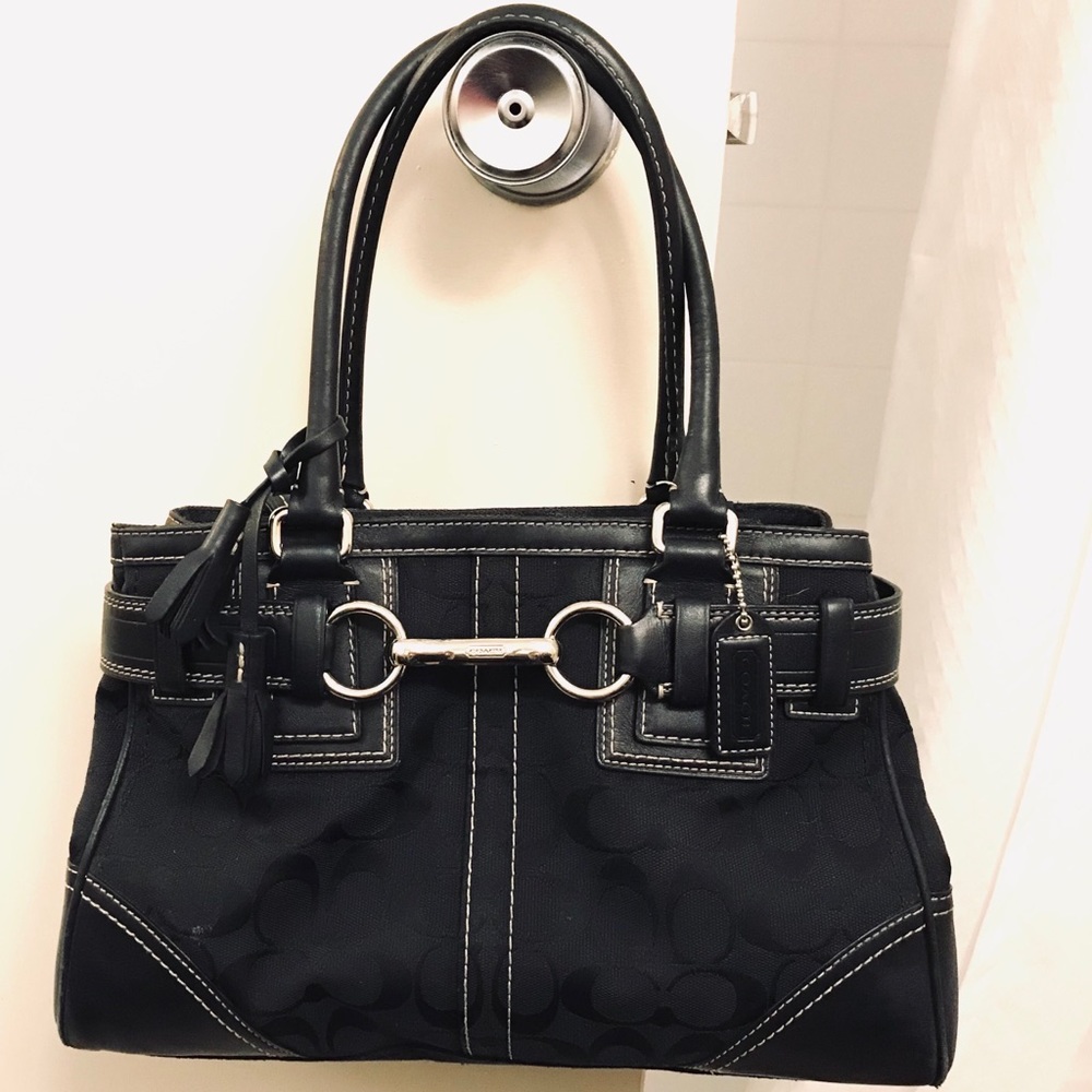 ✴️✴️SOLD✴️✴️Coach Carry All Hamptons Satchel
